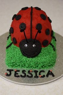 Silvertwister's Baking Blog: Ladybird Cake